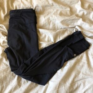 Black Lululemon Leggings Size 2